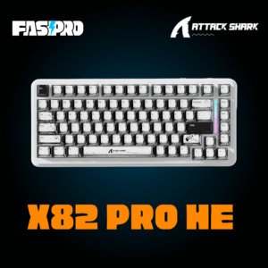 كيبورد معناطيسي Attack Shark x82 pro he